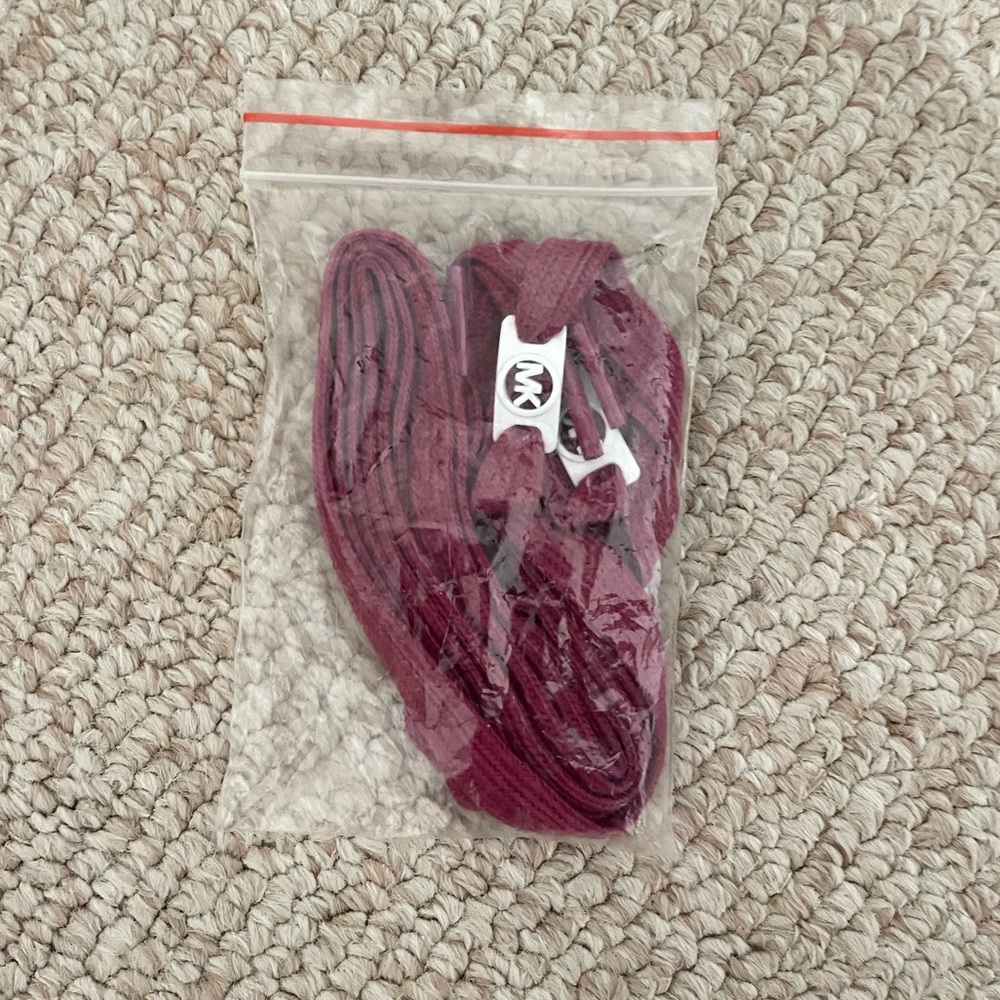 Purple Michael Kors Shoe Laces